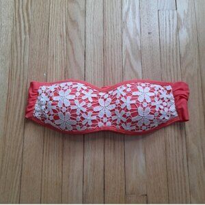 Aerie Vibrant Coral Bandeau